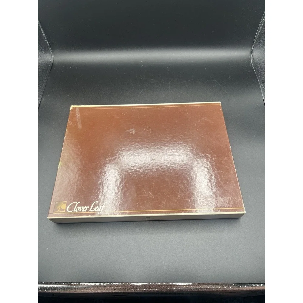 Clover Leaf Cork Backed Table Mats - Set 6 -Vtg - Yesteryear. With Original Box